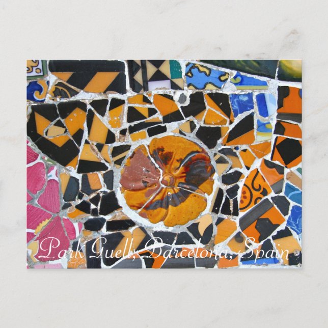 Park Guell Postcard Postkarte (Vorderseite)