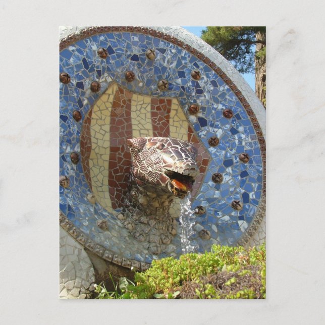 Park Guell Postkarte (Vorderseite)