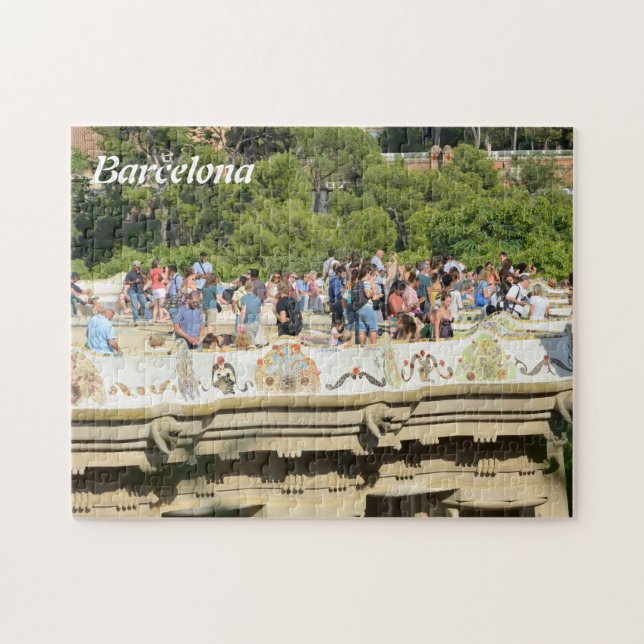 Park Guell Puzzlespiel (Horizontal)