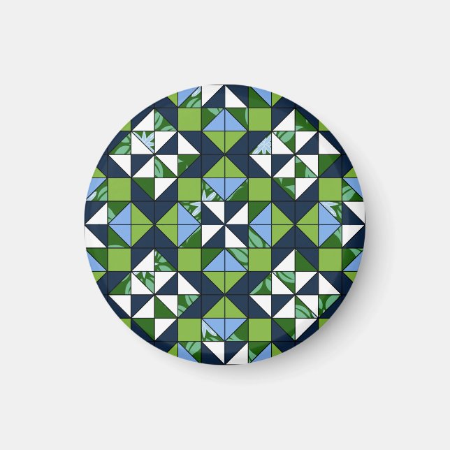 Park Outing Quilt Magnet (Vorne)