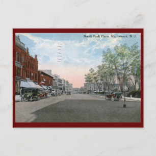 Park Place, Morristown NJ 1915 Vintage Postkarte
