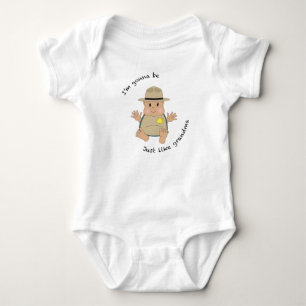 Park Ranger Oma Baby Strampler