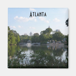 Park See-Foto-Magnet Georgia Atlanta-Piedmont Magnet