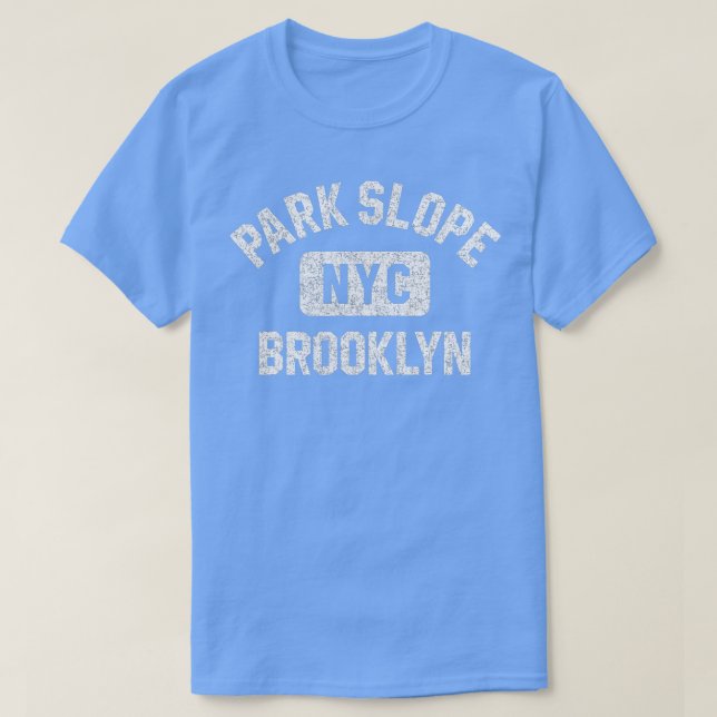 Park Slope Brooklyn NYC Gym Style gestört White T-Shirt (Design vorne)
