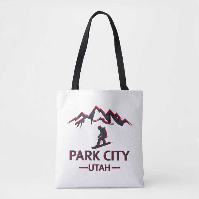 Park Stadt Utah Snowboarden Tasche (Vorderseite)