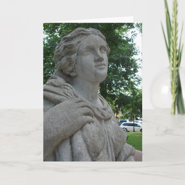 Park-Statue Karte (Vorderseite)