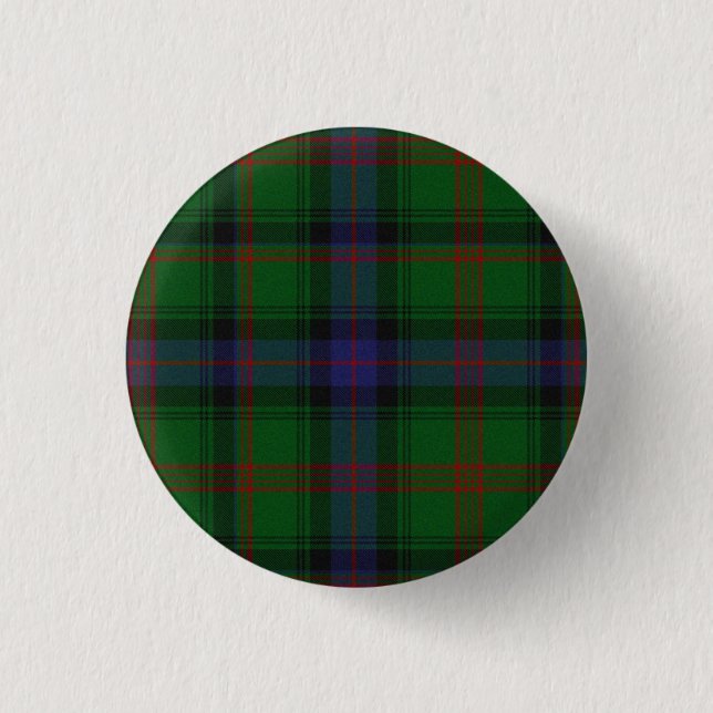 Park tartan grün kariert button (Vorderseite)