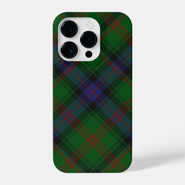 Park tartan grün kariert iPhone 14 pro  hülle (Rückseite)