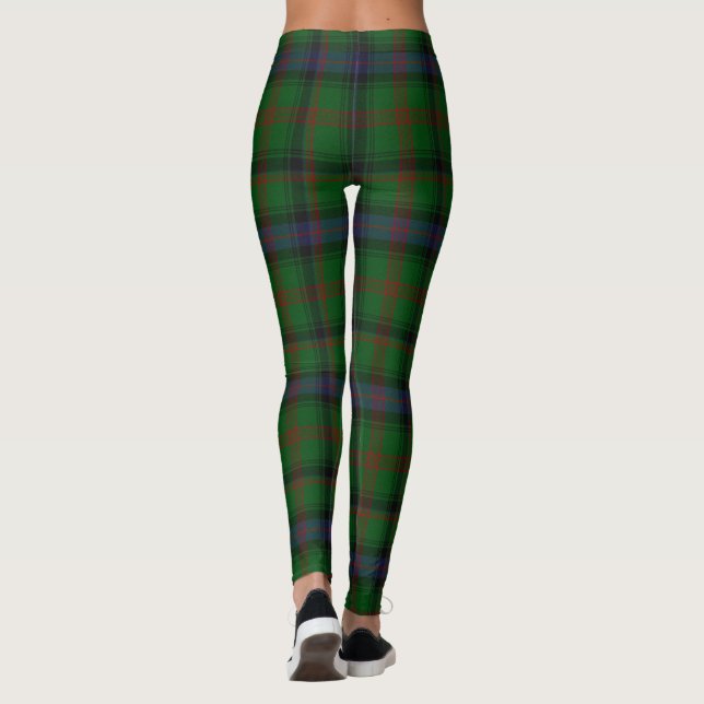 Park tartan grün kariert leggings (Rückseite)