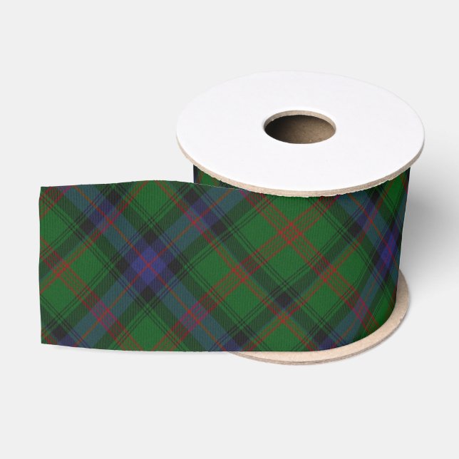 Park tartan grün kariert ripsband (Spule)