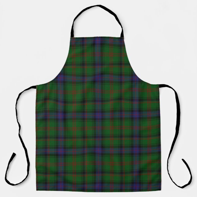 Park tartan grün kariert schürze (Vorderseite)