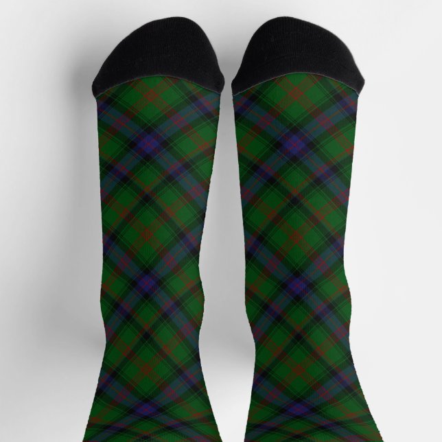 Park tartan grün kariert socken (Oben)