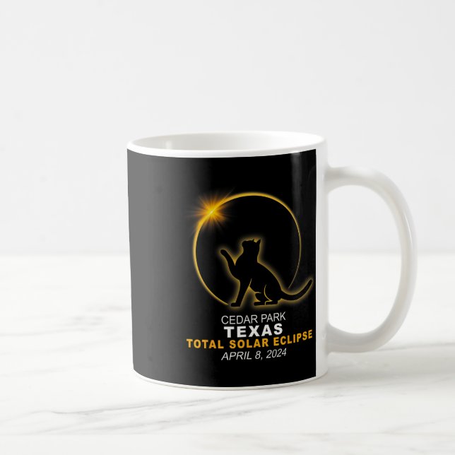 Park Total Solar Eclipse 8.4.2024 Kaffeetasse (Rechts)