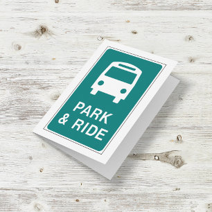 Park-und-Reise-Schildkarte Karte