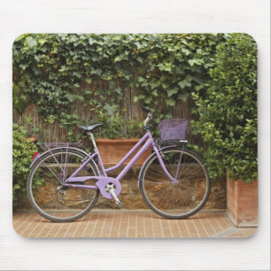 Parked bicycle, Pienza, Italy, Tuscany Mousepad