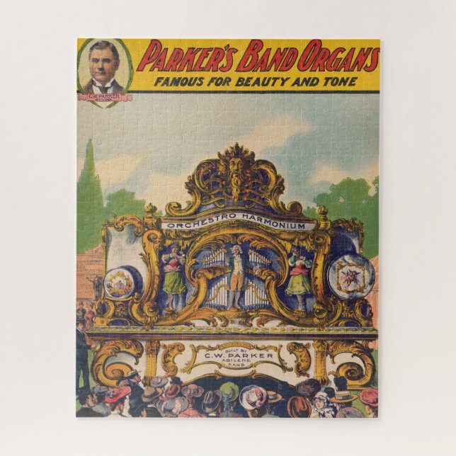 Parker Band Organs, berühmt für Schönheit und Ton (Vertikal)