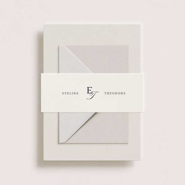 Parker Classic Monogramm Einladungsbanderole (Von Creator hochgeladen)