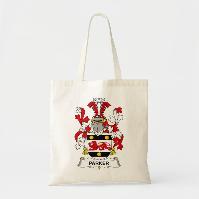 Parker Coat of Arms Familienwappen Tragetasche (Vorne)
