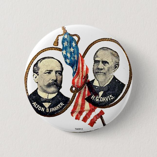 Parker-Davis jugate - Knopf Button (Vorderseite)