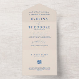 Parker Elegantes Siegel und Einladung zur Hochzeit