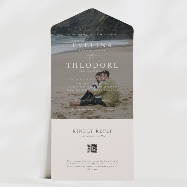 Parker Foto Siegel und Senden Hochzeit Einladung (Von Creator hochgeladen)