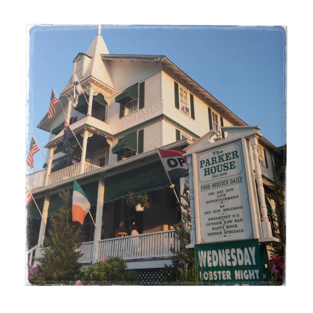 Parker Haus-Meer geumgürtet, NJ Fliese (Vorderseite)