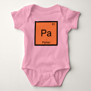 Parker Name Chemie Element Periodensystem Baby Strampler