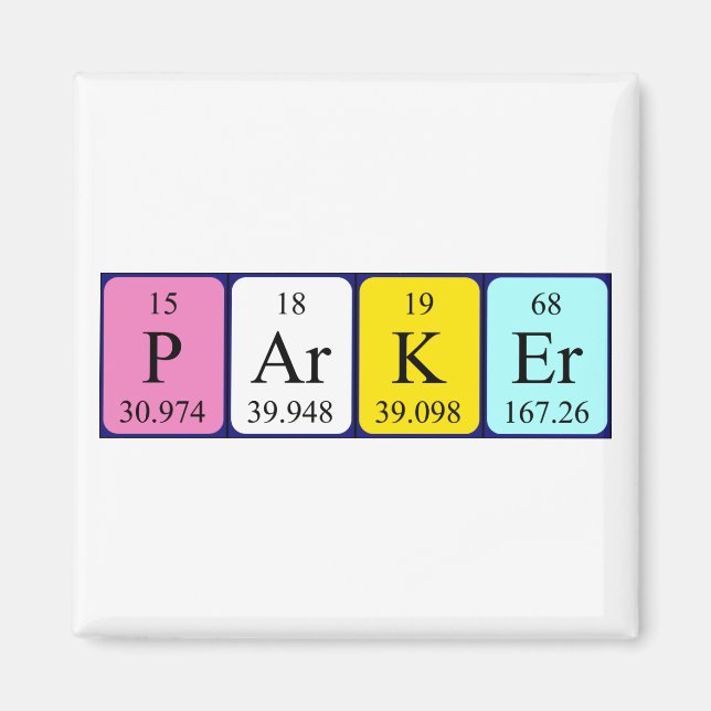 Parker Periodenmagnet Magnet (Vorne)