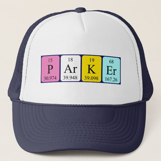 Parker Periodenname Truckerkappe (Vorderseite)