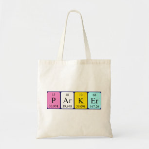 Parker Periodischer Tischtuch Tragetasche