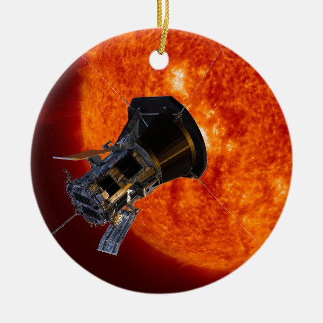 Parker Solar Probe Spacecraft Keramik Ornament (Vorne)