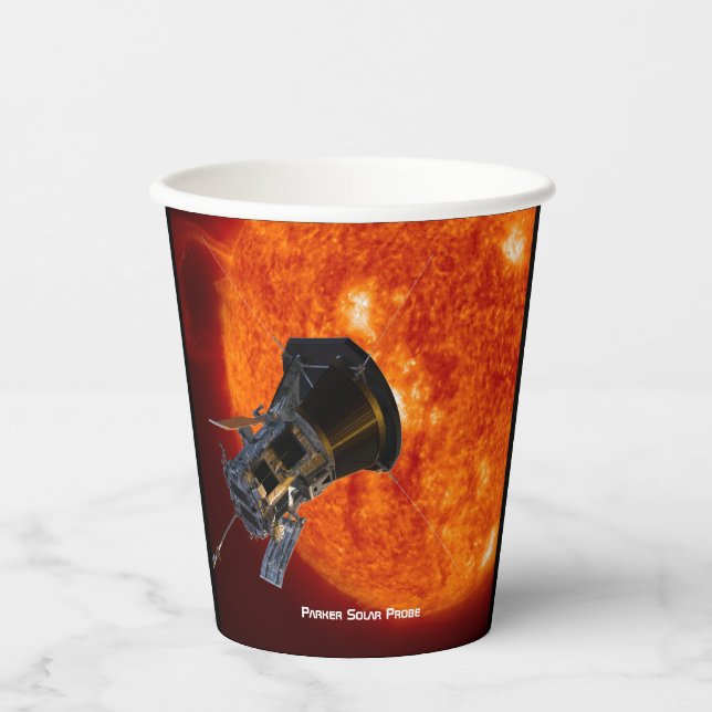 Parker Solar Probe Spacecraft Pappbecher (Vorderseite)