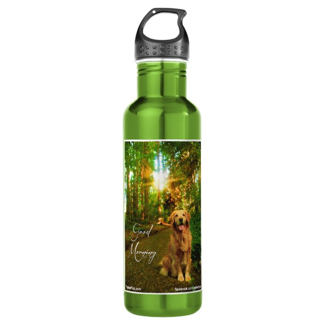 ParkerPup Aluminium 24oz Trinkflasche (Vorderseite)