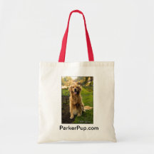 ParkerPup Tasche mit rotem Griff