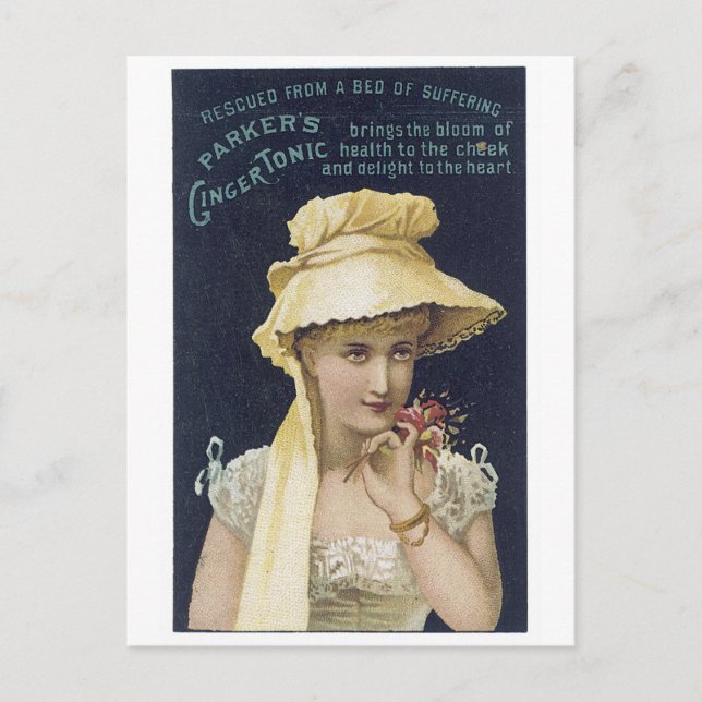 Parker's Ginger Tonic Postkarte (Vorderseite)