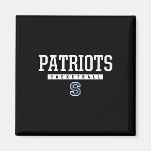 Parkersburg South Patriots Logo Basketball Hs Magnet