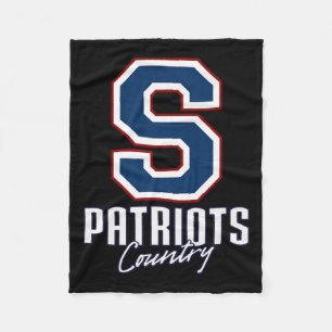 Parkersburg South Patriots Logo Country Hs Fleecedecke