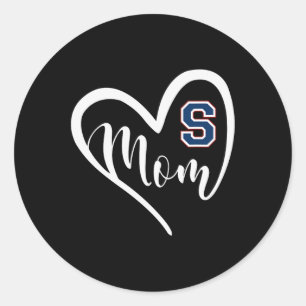 Parkersburg South Patriots Logo Herzstück Mama Hs Runder Aufkleber
