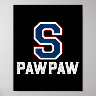 Parkersburg South Patriots Logo Mein Lieblingsname Poster