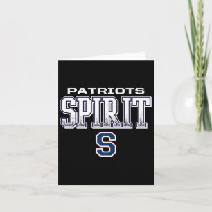 Parkersburg South Patriots Logo Spirit Hs Karte