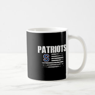 Parkersburg South Patriots Logo Usa Flagge Pris Kaffeetasse