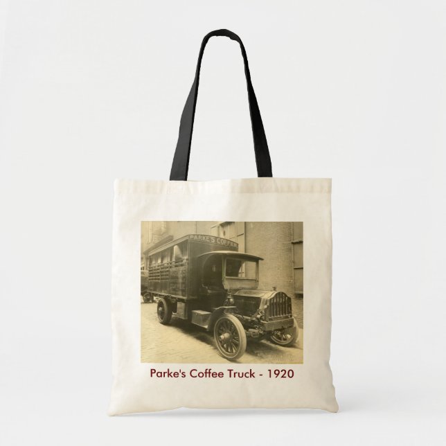 Parkes Kaffee-LKW - 1920 Tragetasche (Vorne)