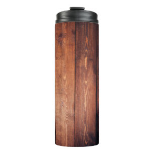 Parkettboden aus Holz Thermosbecher