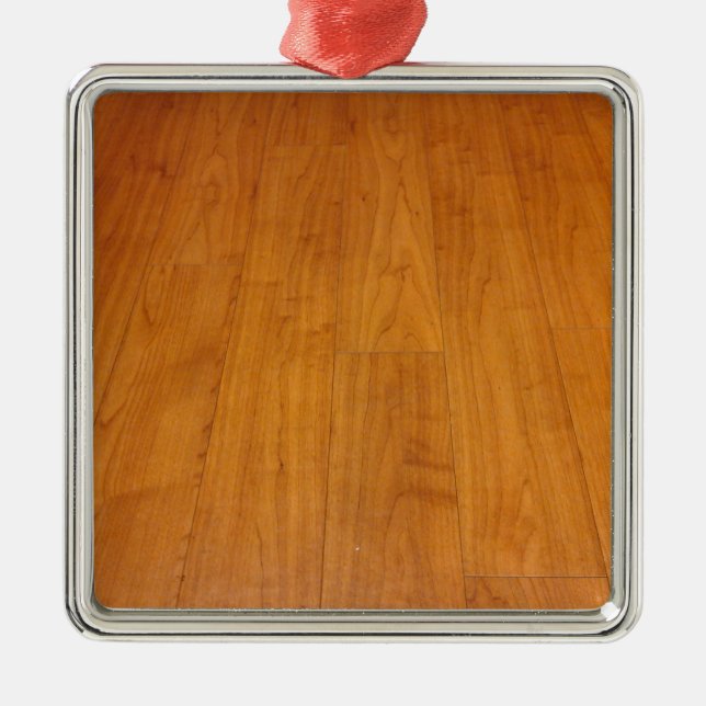 Parkettboden Parkett Laminat Brown Silbernes Ornament (Vorne)