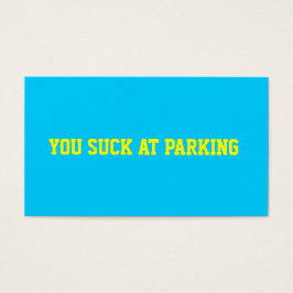 Parking incorrect