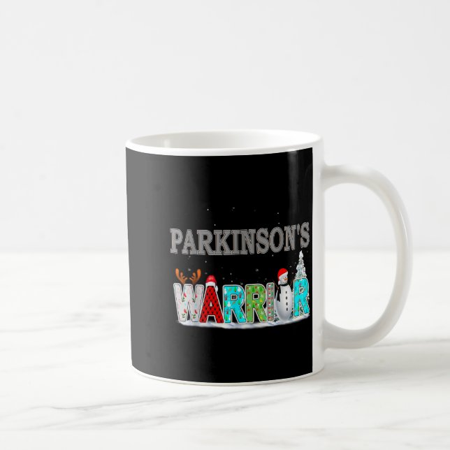 Parkinson-Bewusstsein zu Weihnachten  Kaffeetasse (Rechts)