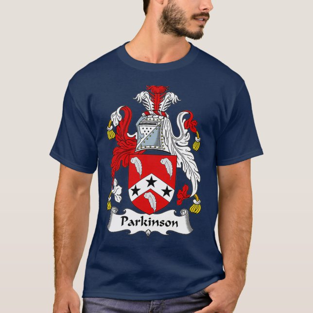Parkinson Coat of Arms  Family Crest T-Shirt (Vorderseite)