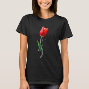 Parkinson Disease Awareness Tulip April Monat T-Shirt