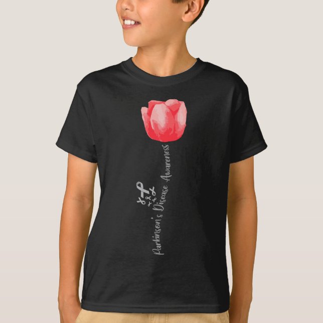 Parkinson Disease Awareness Tulip - April National T-Shirt (Vorderseite)
