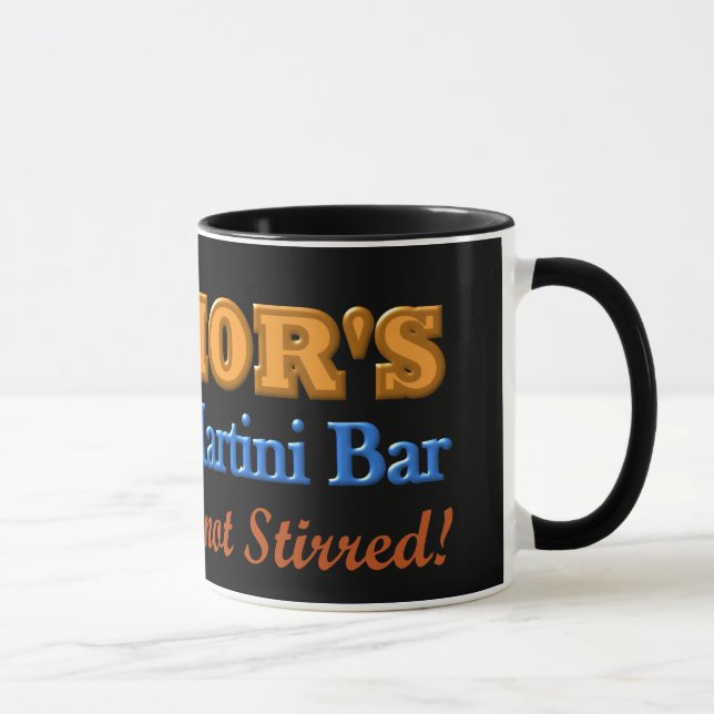 Parkinson gerüttelter Entwurf des Martinis Tasse (Rechts)